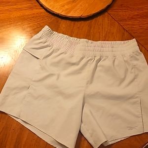 Reebok training shorts light gray size small